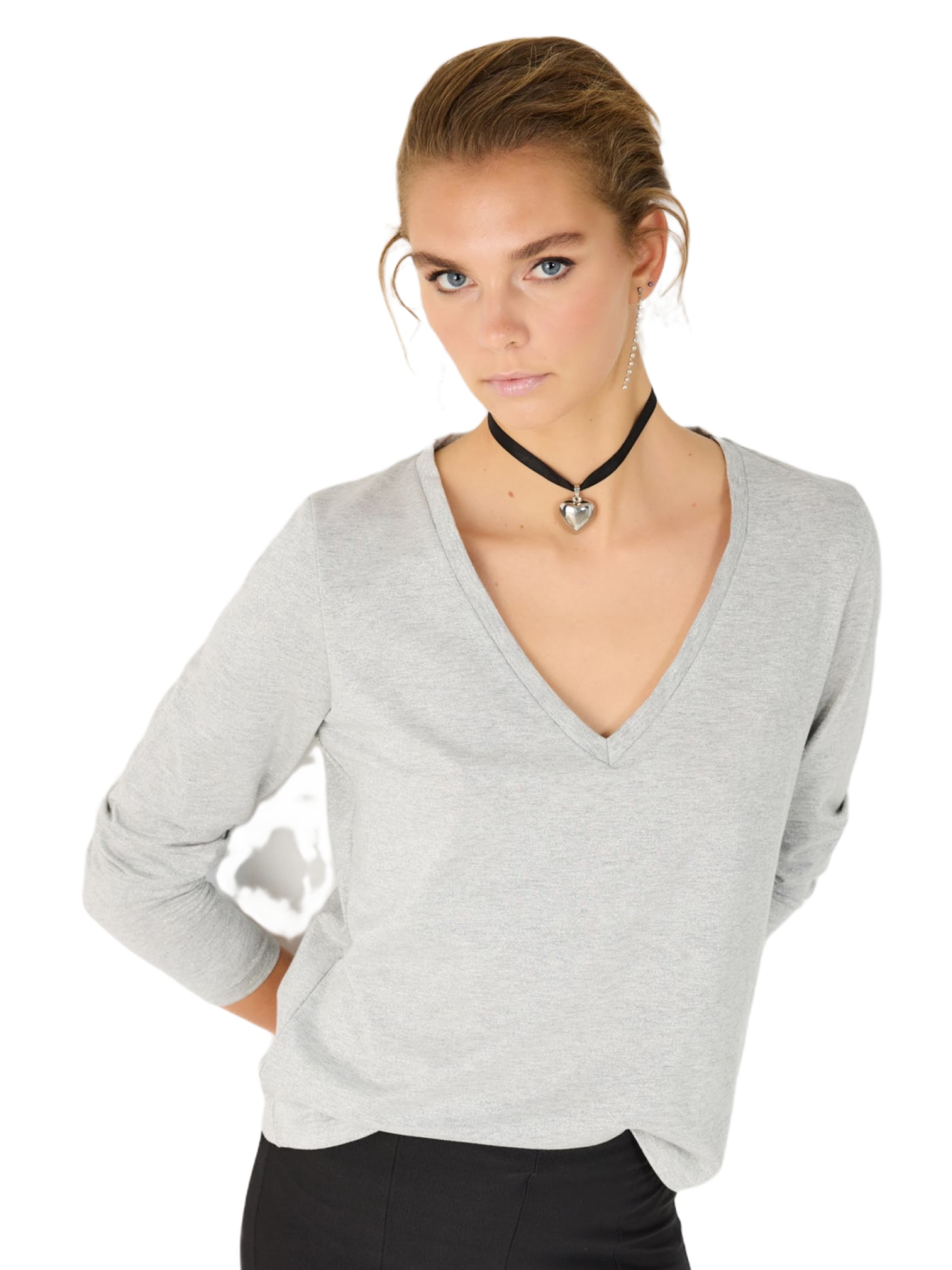 No Matter What Shirt in Grijs