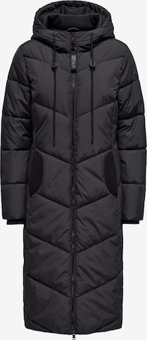 ONLY Pitkä talvitakki 'UMA' värissä harmaa: etupuoli