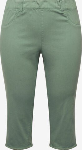 Pantalon Ulla Popken en vert : devant