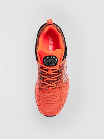 CAMP DAVID Leichter Sneaker im Strick-Design in Rot