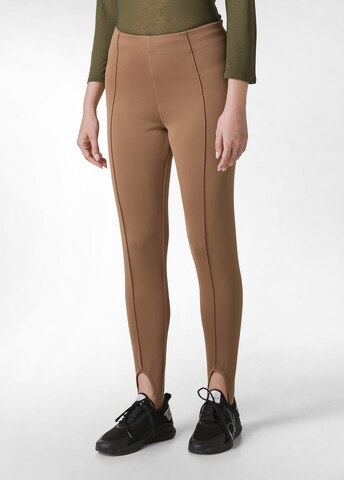 DEHA Skinny Sports trousers in Brown: front