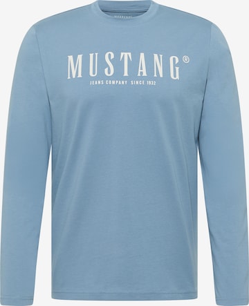 MUSTANG Shirt 'Asheville' in Blau: Vorderseite