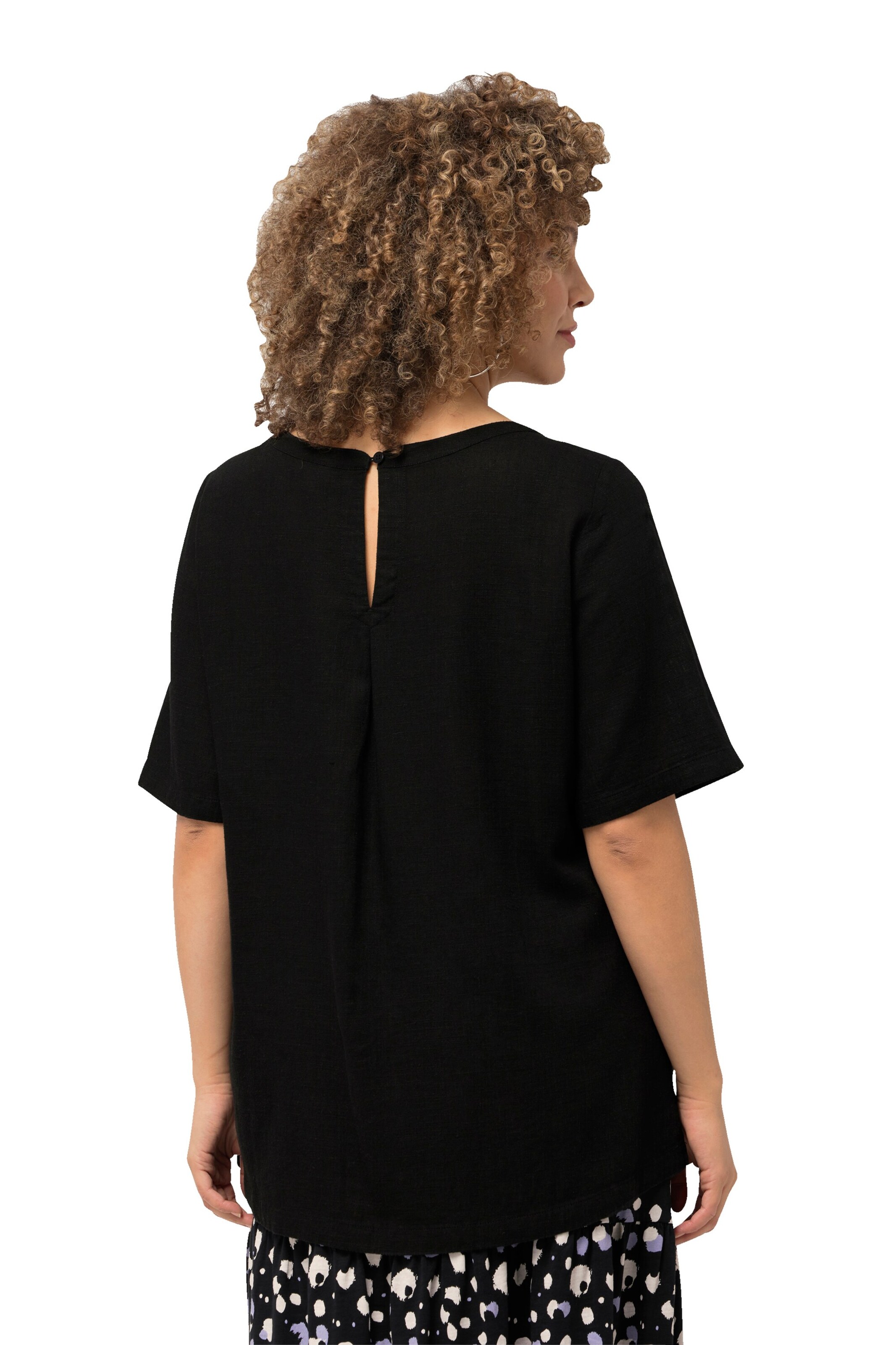 Ulla Popken Blouse in Zwart