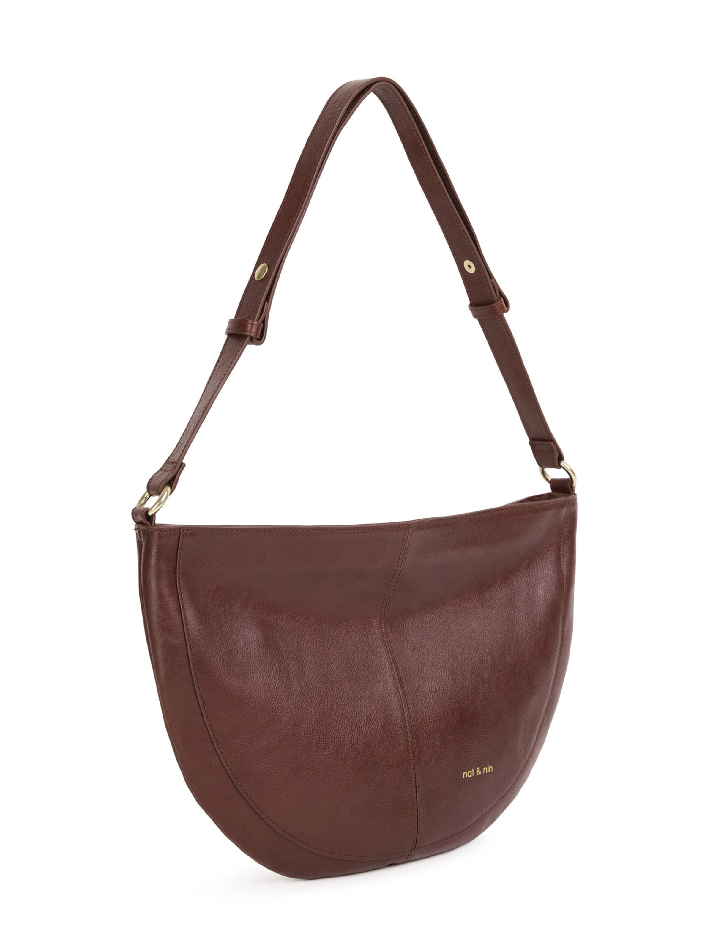 Nat&Nin Τσάντα ώμου σε καφέ
