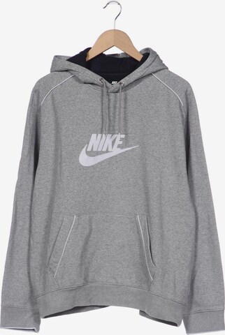 NIKE Sweatshirt & Zip-Up Hoodie in XXL in Grey: front