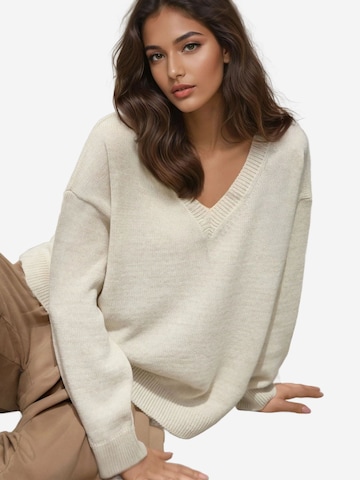 Pull-over oversize Hiccup en beige
