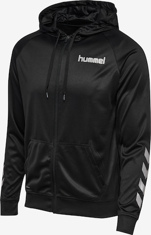 Hummel Zip-Up Hoodie in Black