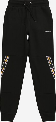 Tapered Pantaloni 'Aragon' di ELLESSE in nero: frontale