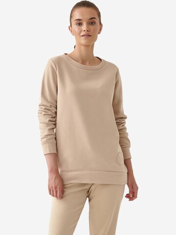 Sweat-shirt 'Rikami' TATUUM en beige : devant