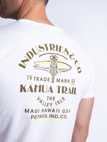 Petrol Industries - Camiseta 'Classic' en blanco