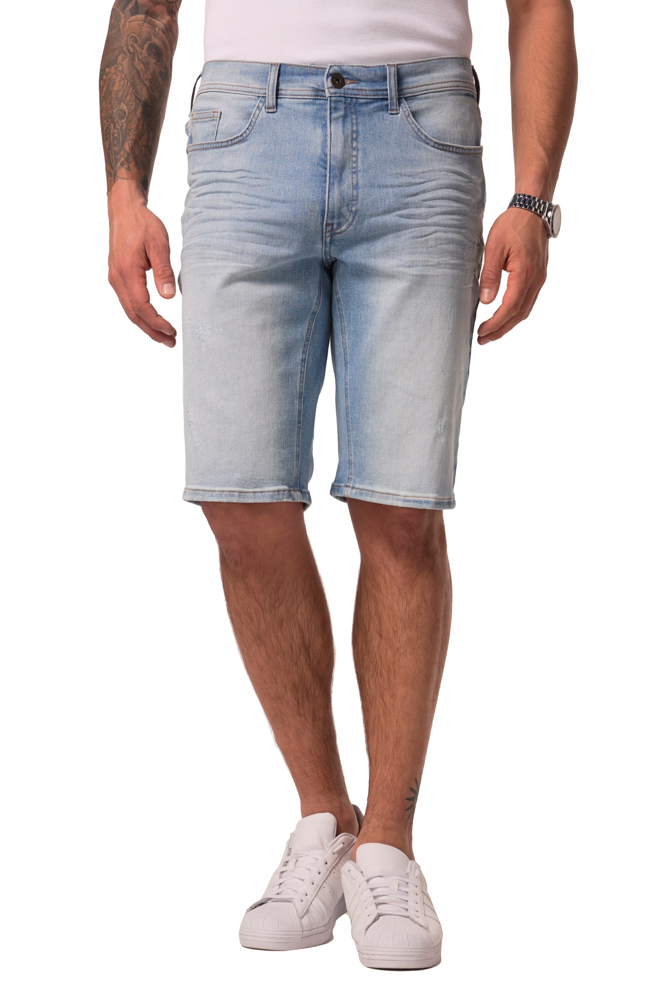 JP1880 Regular Broek in Blauw: voorkant