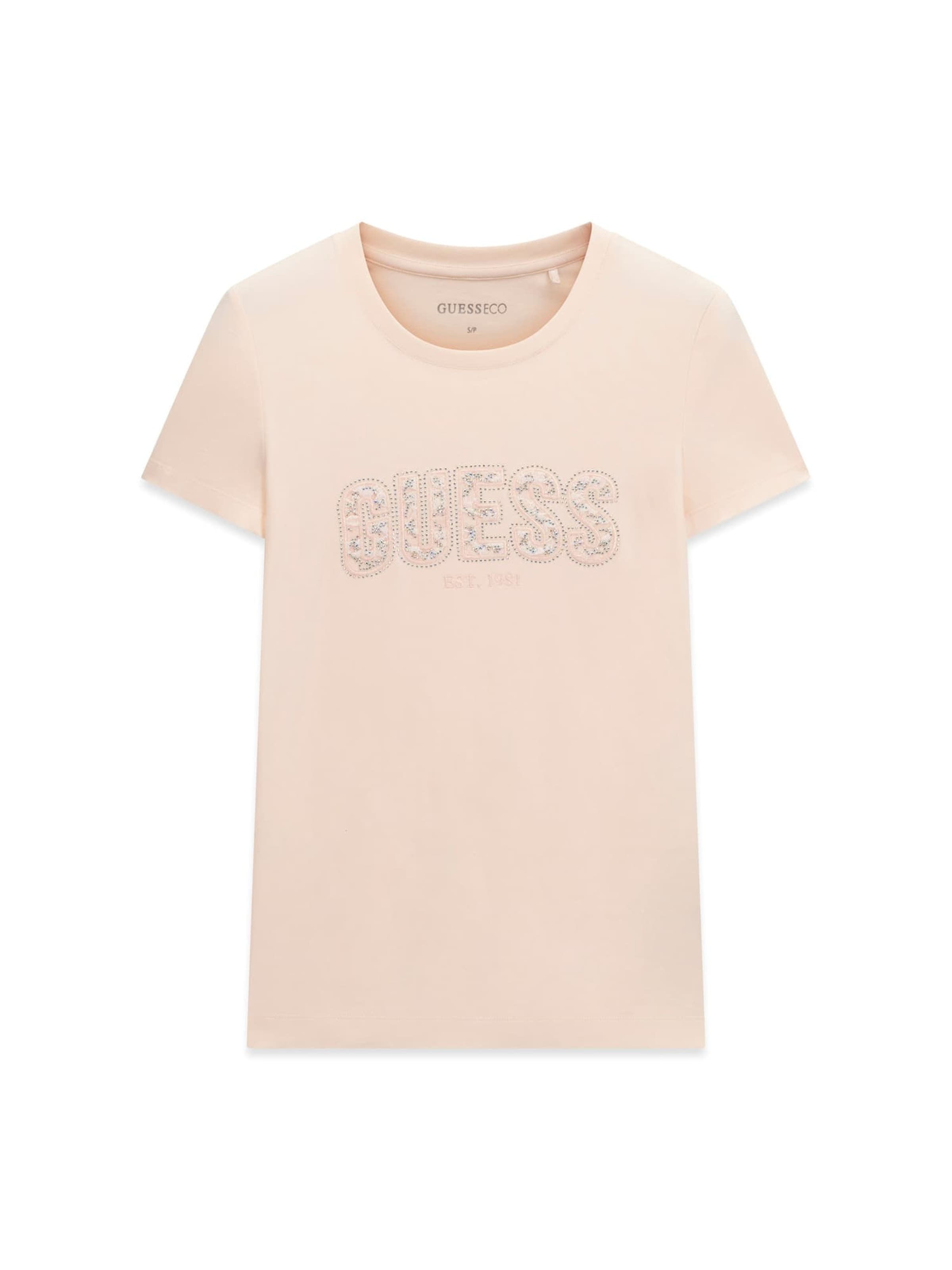 GUESS T-Shirt in Beige: Vorderseite