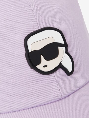 Karl Lagerfeld Cap 'Ikonik 2.0' in Purple