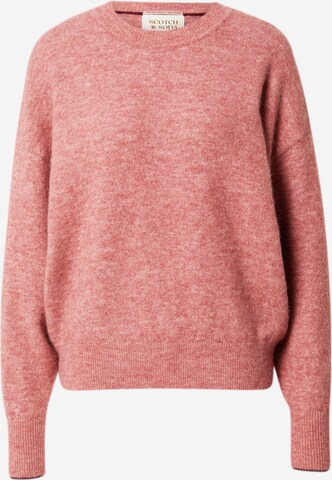 SCOTCH & SODA Sweater 'Fuzzy' in Pink: front