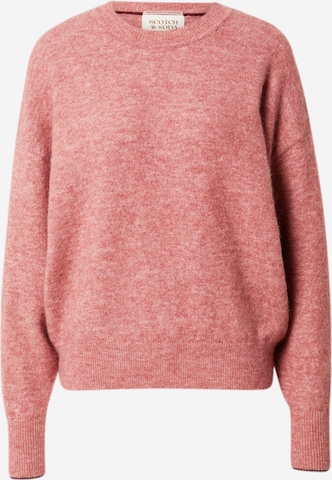 SCOTCH & SODA Genser 'Fuzzy' i rosa: forside