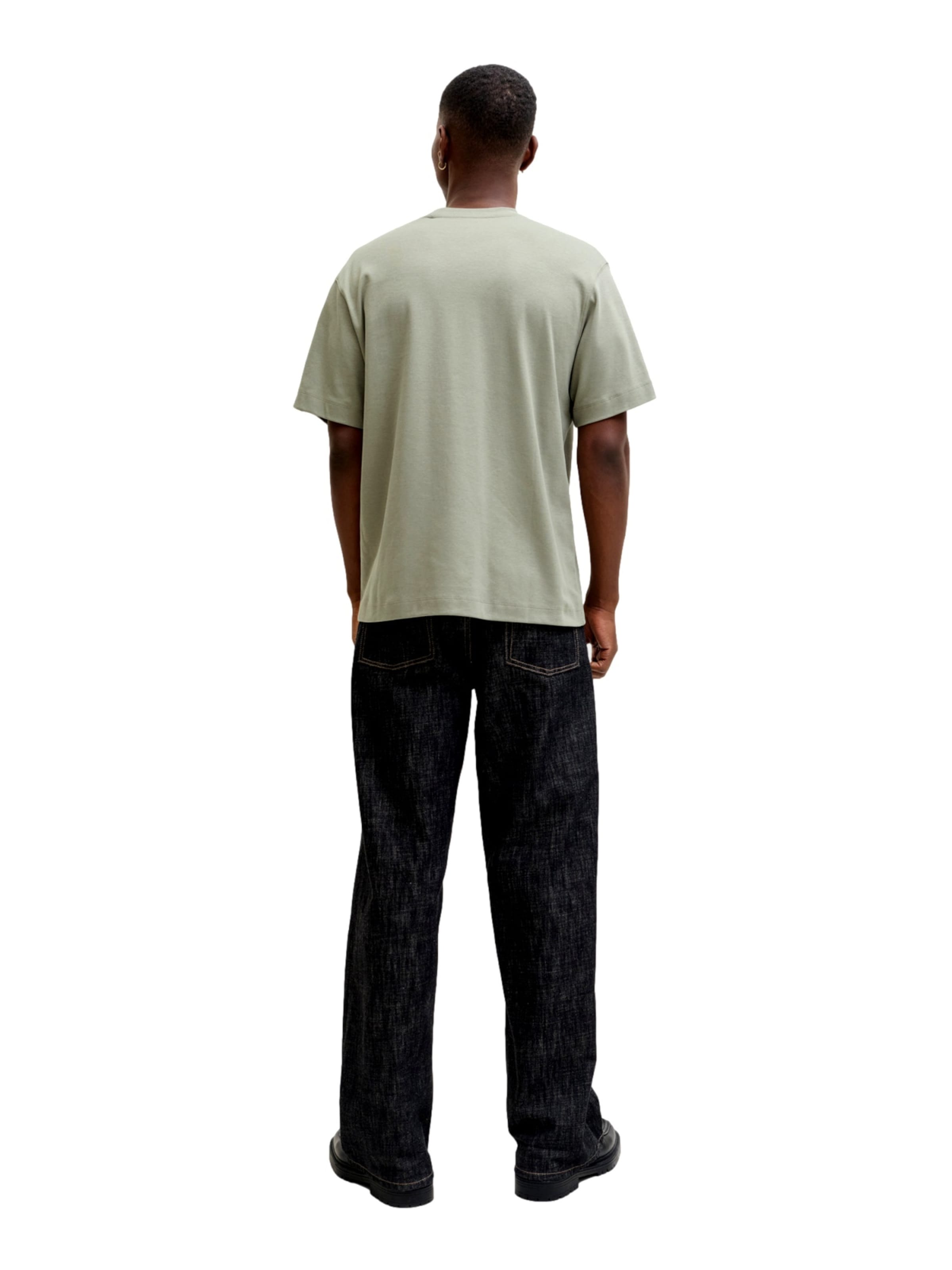 JACK & JONES Футболка 'JJEUrban Edge' в Серый