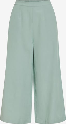 VILA Wide leg Trousers 'VIPRISILLA' in Blue: front