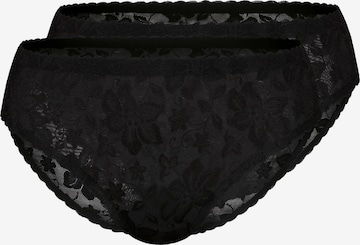 sassa Slip 'HIBISCUS' in Schwarz: predná strana