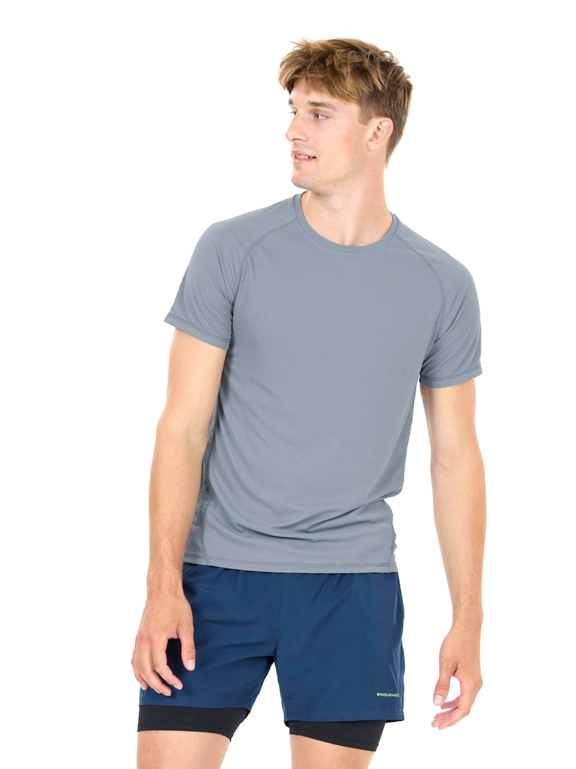 T-Shirt 'Geaymay M SS Tee' ENDURANCE en gris