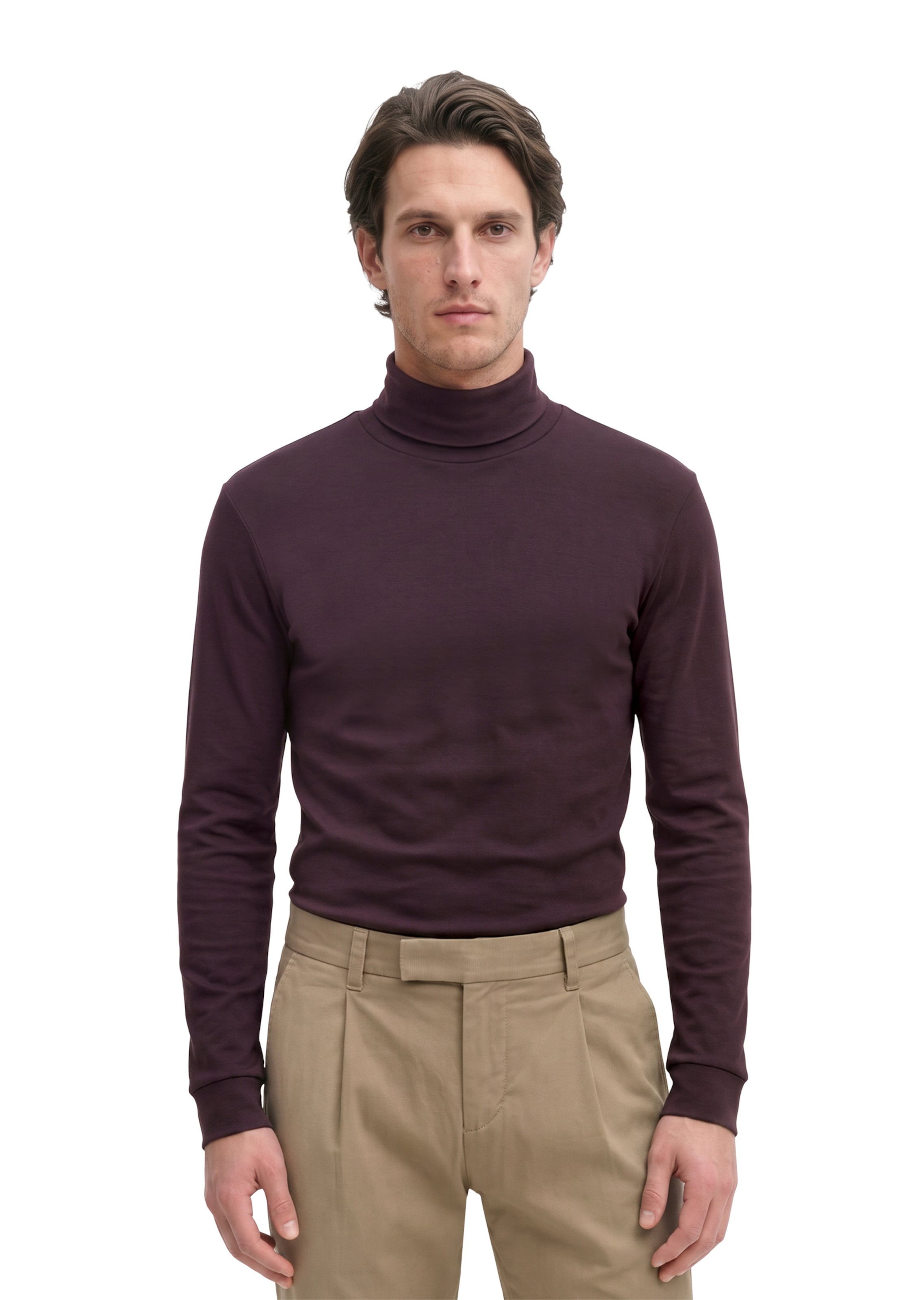Marc O'Polo Shirt in Lila: voorkant