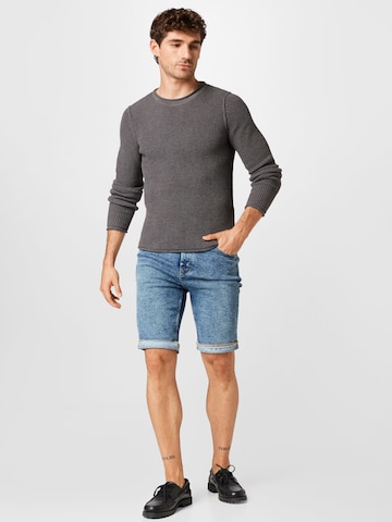 REPLAY - Regular Fit Pullover em cinzento