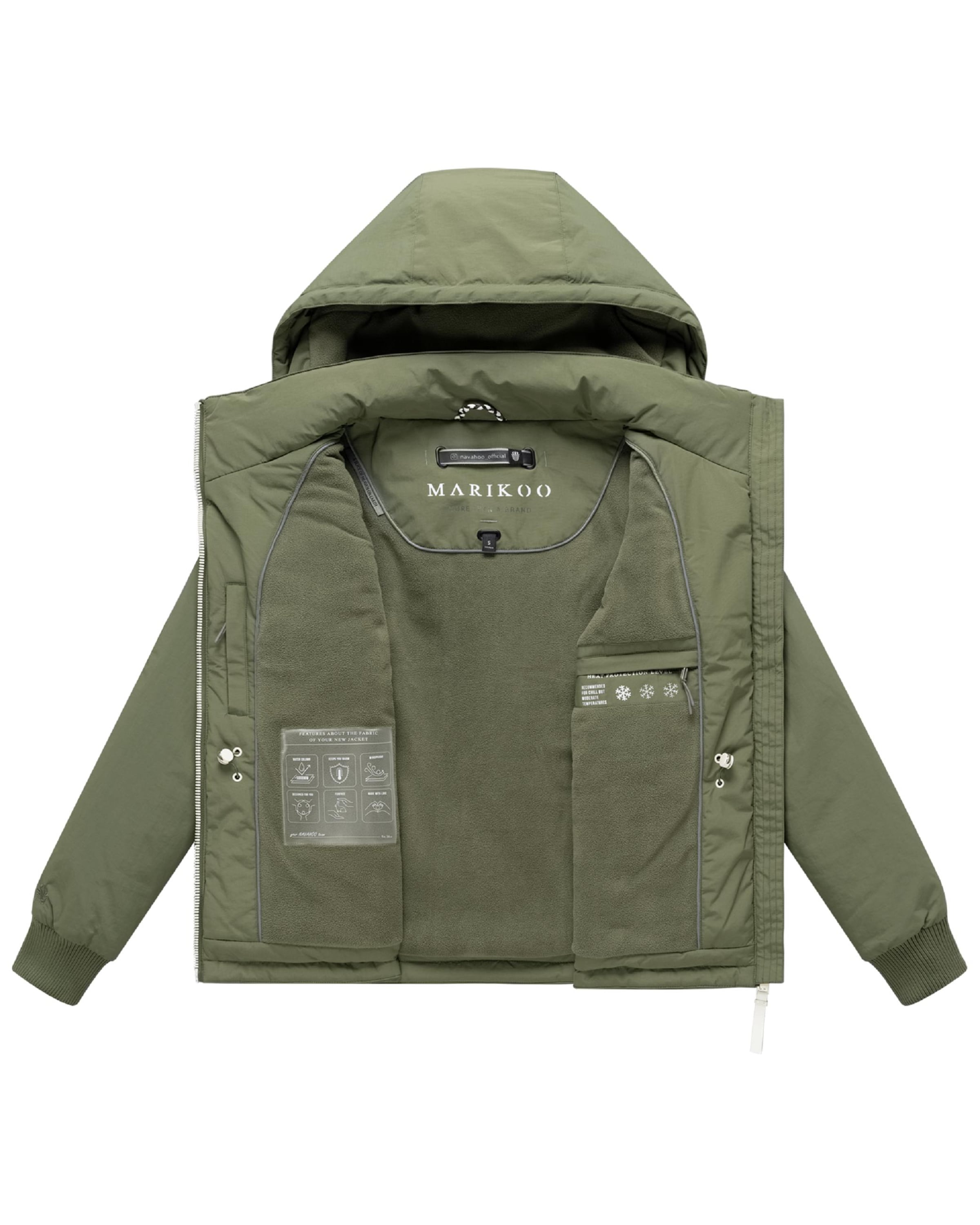 Veste fonctionnelle MARIKOO en vert