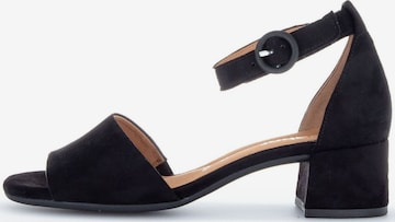 GABOR Strap Sandals in Black