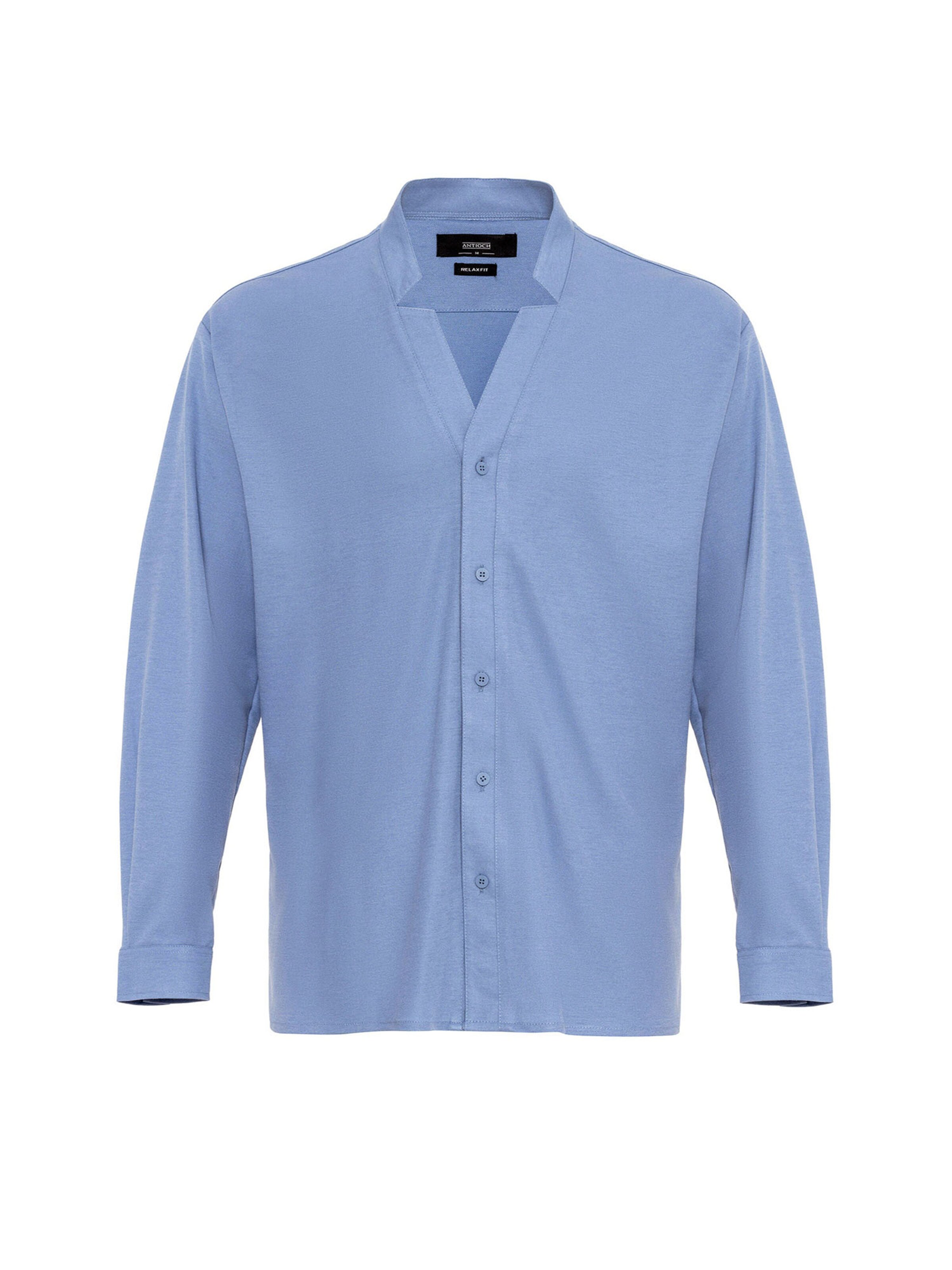 Antioch Regular fit Overhemd in Blauw: voorkant