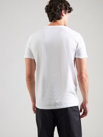 SELECTED Μπλουζάκι 'SLHDAN' σε λευκό: πίσω