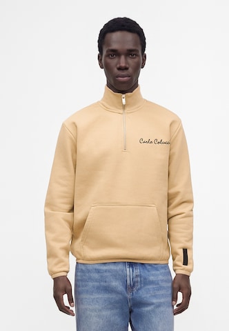 Carlo Colucci Sweatshirt i gul: forside