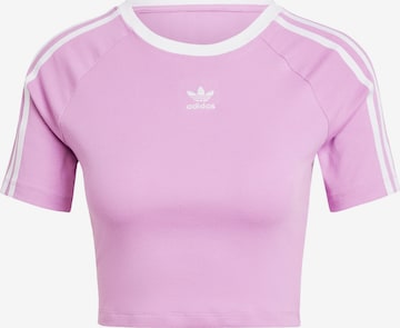 ADIDAS ORIGINALS T-Shirt '3-Stripes' in Lila: predná strana