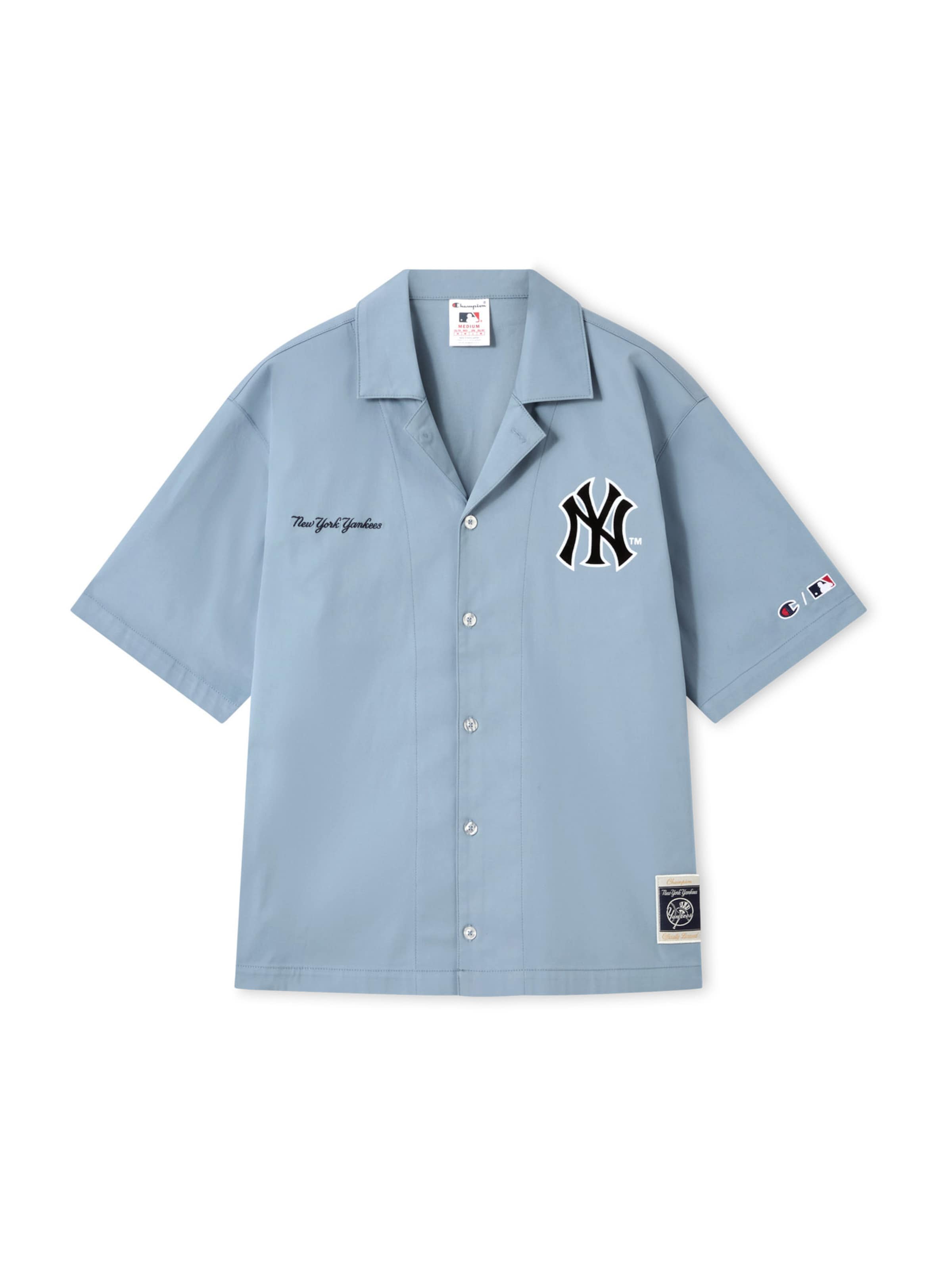 Champion - Ajuste confortable Camisa en azul: frente