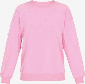 fainaSweater majica - roza boja: prednji dio