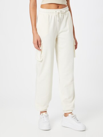 Nasty Gal Tapered Cargobroek in Beige: voorkant