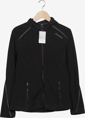 Schöffel Kapuzenpullover XXL in Schwarz: Vorderseite