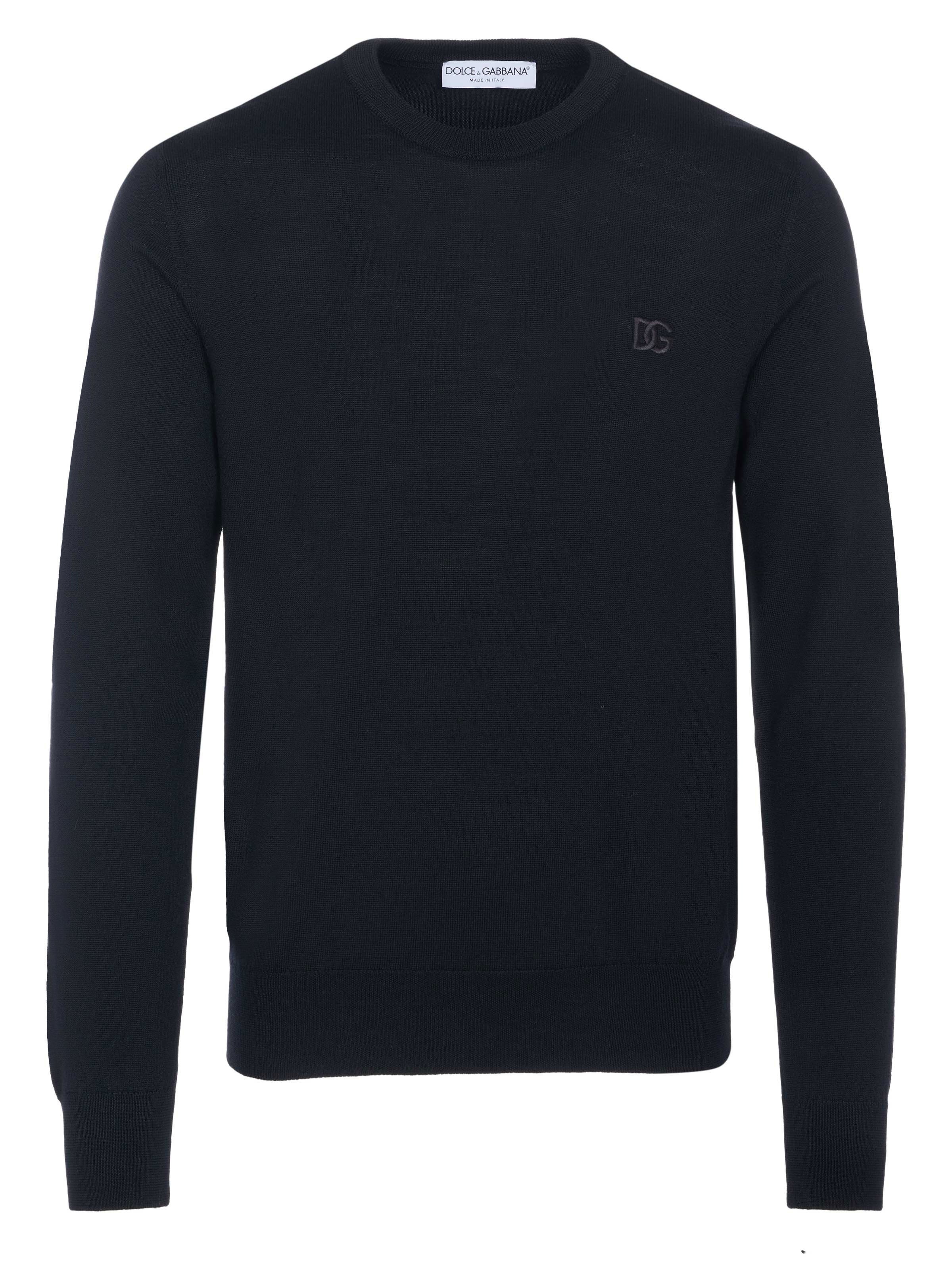 DOLCE & GABBANA Sweater in Black: front