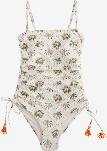 Next Bustier Uimapuku värissä valkoinen: etupuoli