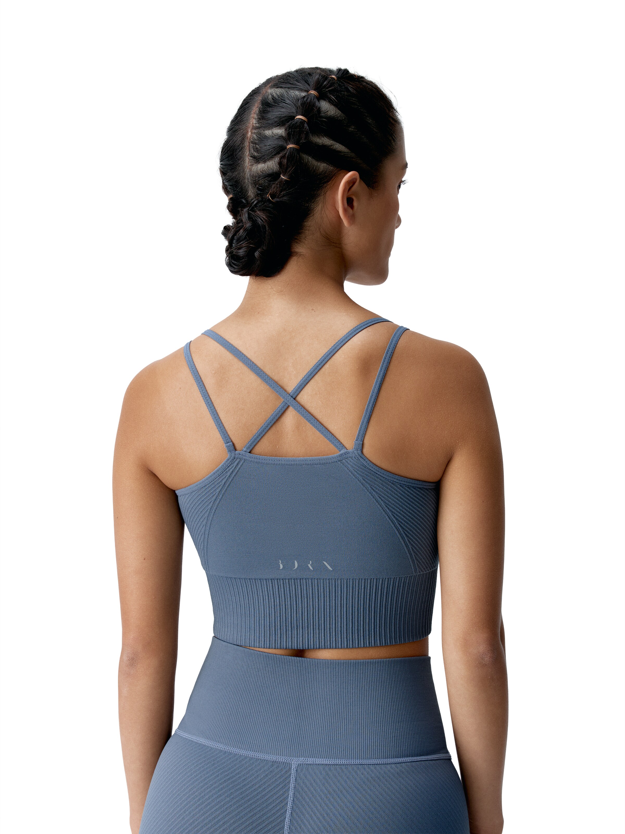 Born Living Yoga Sporttop ' Devika ' in Blauw