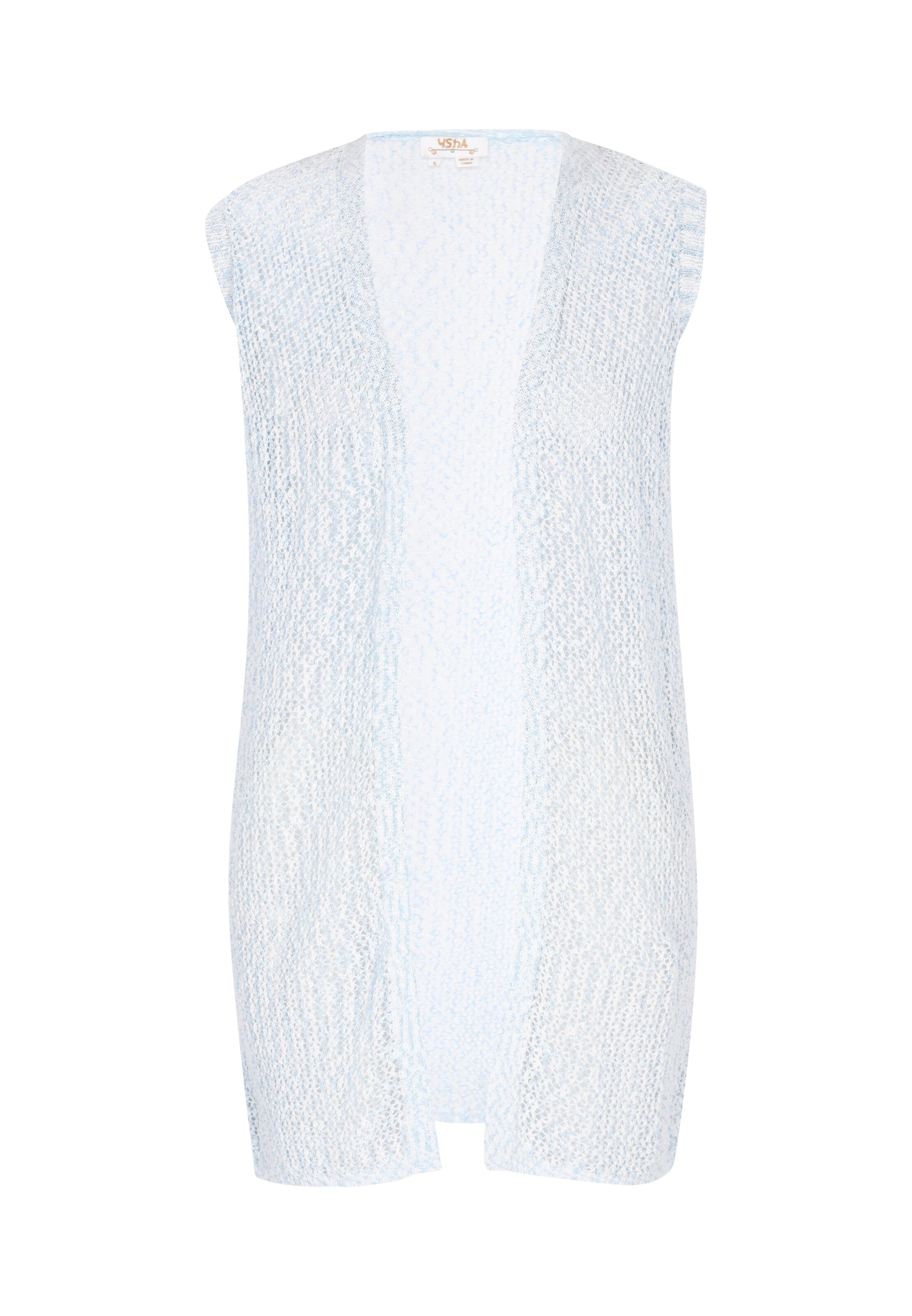 usha FESTIVAL Kamizelka z dzianiny 'Fashion Look' w kolorze niebieski: przód