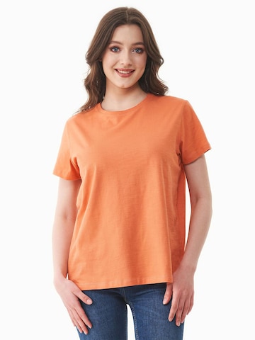 Organication T-Shirt in Orange: Vorderseite