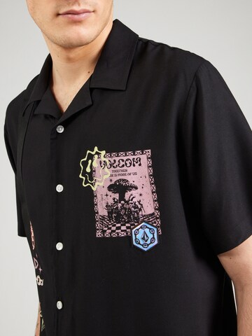 Volcom Comfort fit Button Up Shirt 'RYGALSKI' in Black