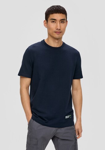 s.Oliver Shirt in Blauw: voorkant