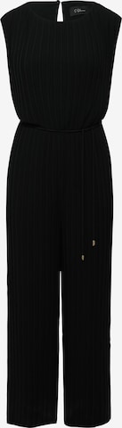 s.Oliver BLACK LABEL Jumpsuit in Zwart: voorkant