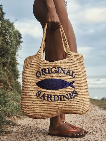 Sac de plage 'Sardine' Next en beige