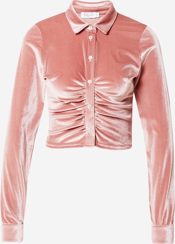 Camicia da donna 'Piana' di RECC in rosa: frontale