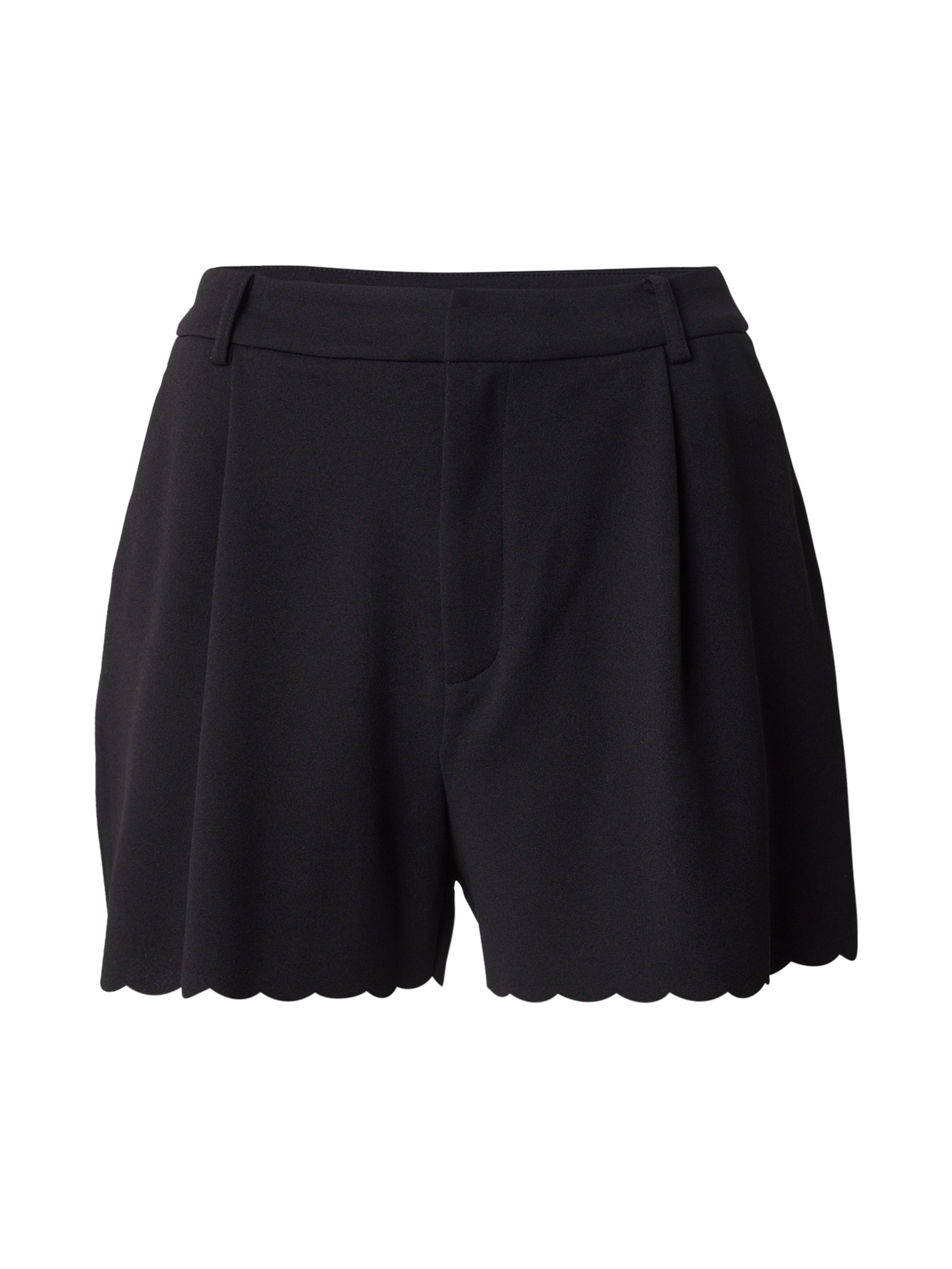 ONLY Regular Pleat-Front Pants 'ONLSILJA' in Black: front