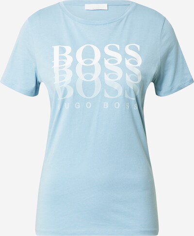 BOSS Casual Тениска 'Eloga' в светлосиньо / бяло, Преглед на продукта
