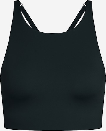 Girlfriend Collective - Soutien Bustier Soutien de desporto 'Topanga' em preto: frente