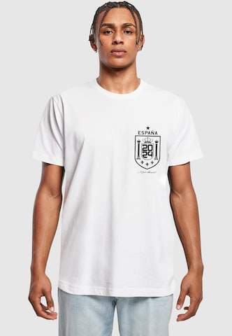 Maglietta 'Toro Espanol' di Mister Tee in bianco: frontale