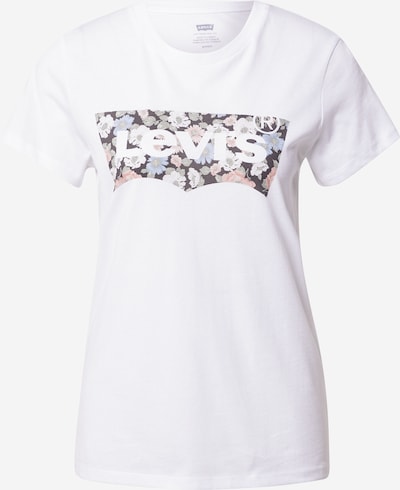 LEVI'S Shirts 'THE PERFECT TEE NEUTRALS' i lyseblå / lyserød / sort / hvid, Produktvisning